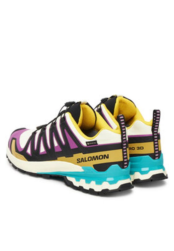 salomon - Salomon Trekkingi Xa Pro 3D V9 Gore-Tex L47881700 Żółty. Kolor: żółty. Materiał: materiał. Technologia: Gore-Tex. Sport: turystyka piesza