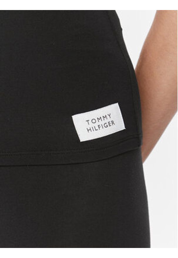 TOMMY HILFIGER - Tommy Hilfiger Piżama UW0UW04987 Czarny Slim Fit. Kolor: czarny