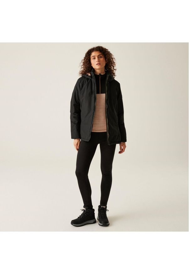 Regatta - Kurtka turystyczna 3 w 1 damska Wentwood IX. Kolor: czarny. Sport: turystyka piesza