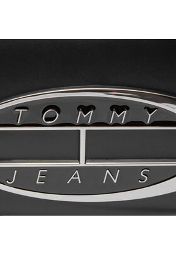 Tommy Jeans Torebka Tjw Origin Crossover AW0AW15811 Czarny. Kolor: czarny. Materiał: skórzane
