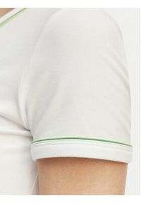 Lacoste T-Shirt TF5289 Biały Slim Fit. Kolor: biały. Materiał: bawełna #3