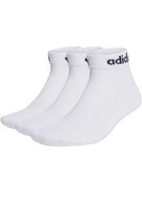 Adidas - Skarpety adidas Linear Ankle Socks Cushioned Socks 3p. Kolor: biały