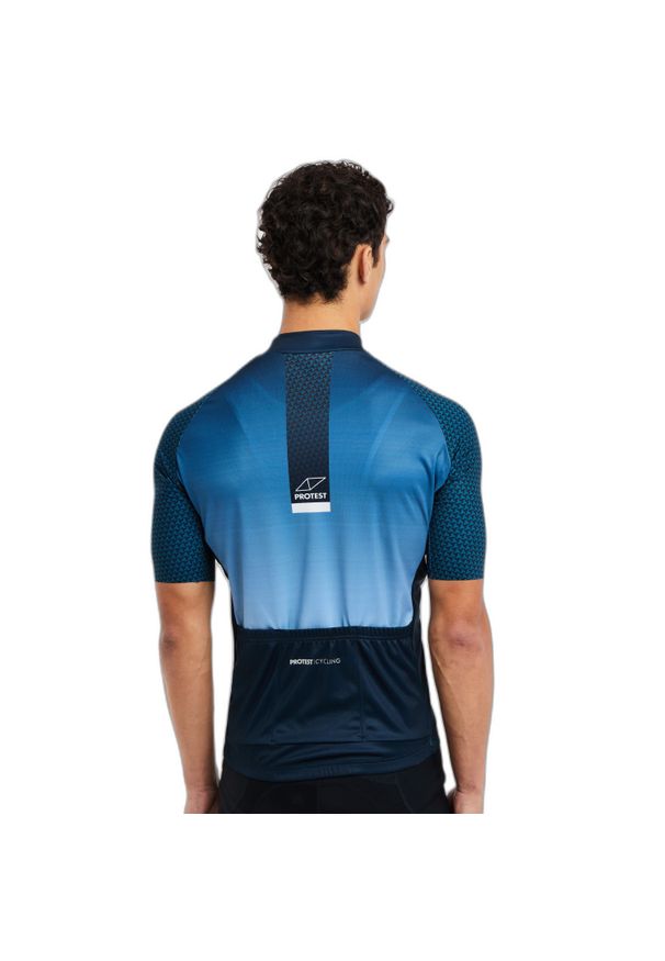 Dżersej z krótkim rękawem Protest PRTGRUBB. Kolor: niebieski. Materiał: jersey. Długość rękawa: krótki rękaw. Długość: krótkie. Sport: kolarstwo
