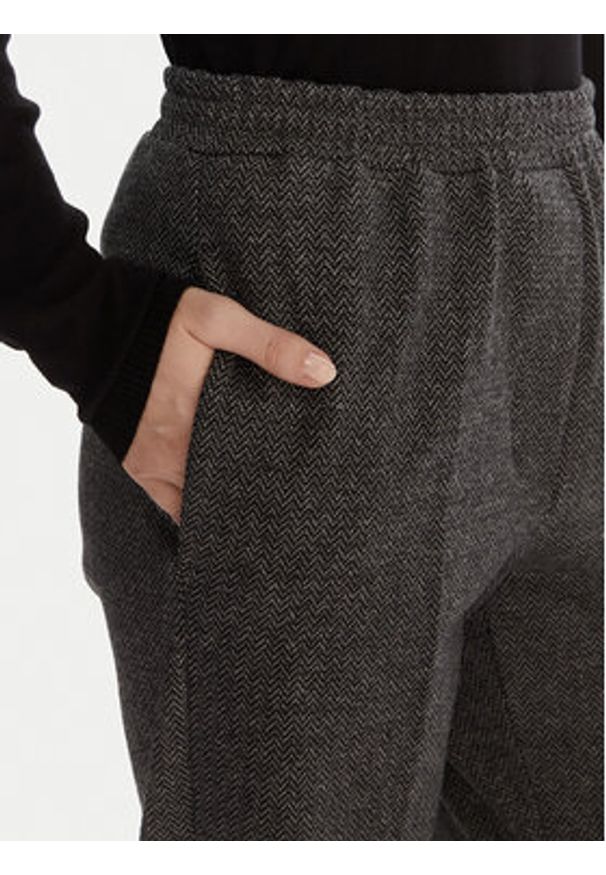 Weekend Max Mara Spodnie materiałowe Zelma 2525786042 Szary Regular Fit. Kolor: szary. Materiał: syntetyk