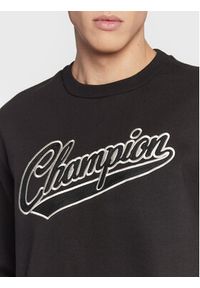 Champion Bluza Varsity Script Logo 217888 Czarny Regular Fit. Kolor: czarny. Materiał: bawełna