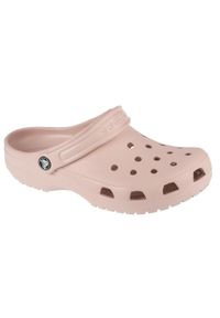 Mules Femme Mules Crocs CLASSIC CLOG Rose Rose. Kolor: beżowy, różowy. Materiał: syntetyk, materiał