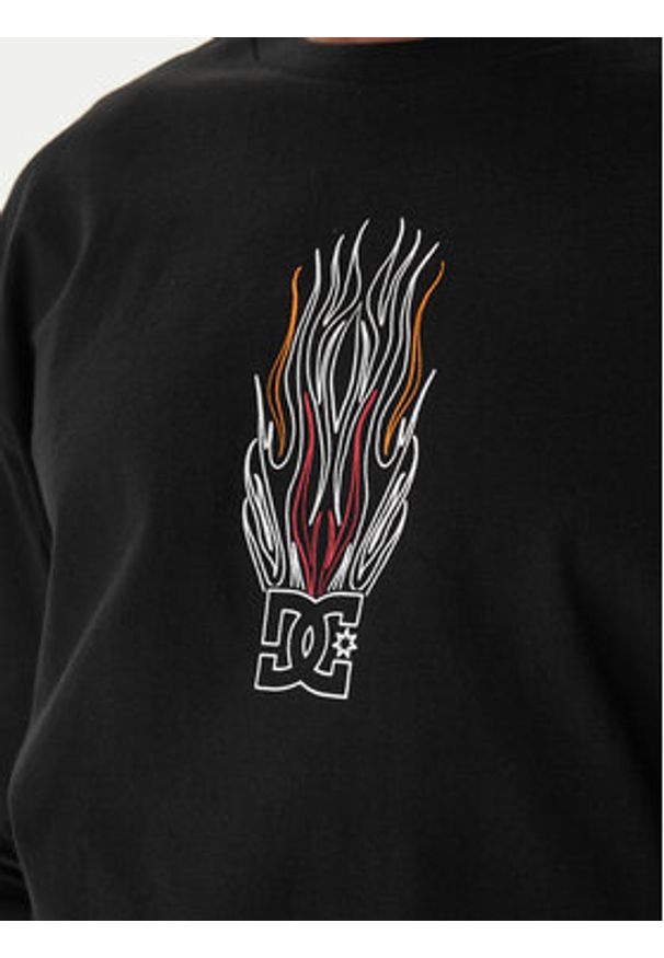 DC Shoes Longsleeve Burn Out HLS EDYZT04355 Czarny Regular Fit. Kolor: czarny. Materiał: syntetyk. Długość rękawa: długi rękaw