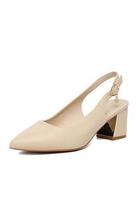 Lasocki Czółenka CEO-HMS3022-3 Écru. Materiał: materiał #8