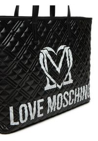 Love Moschino - LOVE MOSCHINO Torebka JC4376PP0LKR100A Czarny. Kolor: czarny. Materiał: skórzane