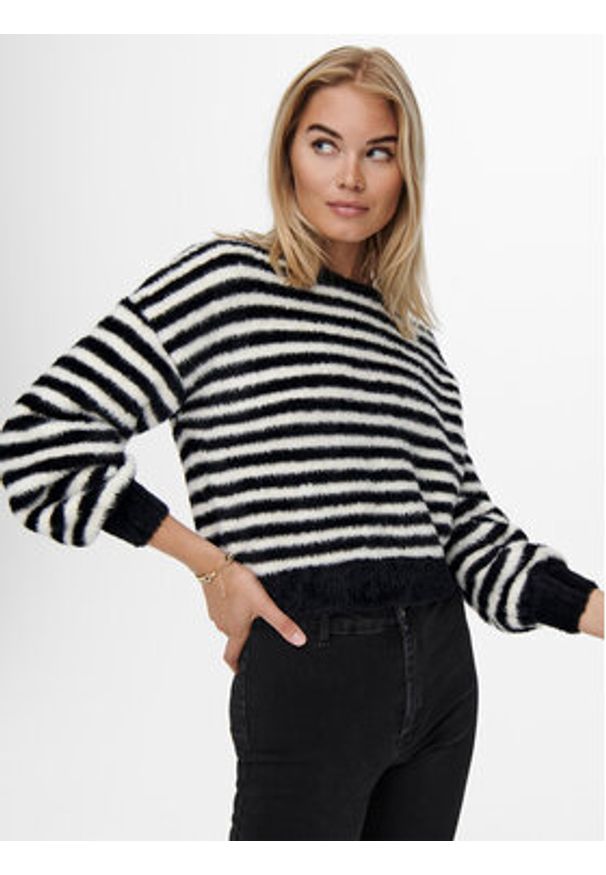 only - ONLY Sweter 15235973 Écru Regular Fit. Materiał: syntetyk