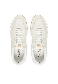 Max Mara Sneakersy 2614761051650 Biały. Kolor: biały. Materiał: skóra #6