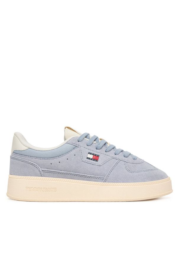 TOMMY HILFIGER - Tommy Hilfiger Sneakersy The Greenwich Edge Max Suede EN0EN02989 Niebieski. Kolor: niebieski. Materiał: skóra, zamsz