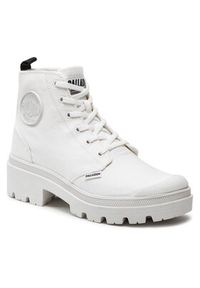 Palladium Trapery Pallabase Twill 96907-141-M Biały. Kolor: biały. Materiał: materiał