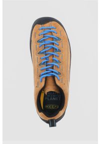 keen - Keen - Buty zamszowe Jasper. Nosek buta: okrągły. Zapięcie: sznurówki. Kolor: żółty. Materiał: zamsz