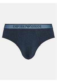 Emporio Armani Underwear Komplet 3 par slipów 111734 4F717 70435 Granatowy. Kolor: niebieski. Materiał: bawełna #8