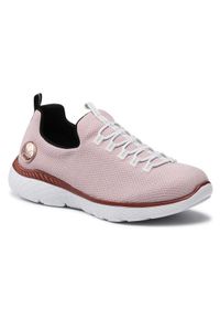 Rieker Sneakersy M5052-31 Różowy. Kolor: różowy. Materiał: materiał #1