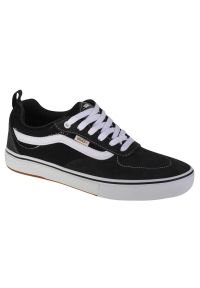 Buty Vans Twill Kyle Walker VN0A5JIE87C1 czarne. Okazja: na co dzień. Zapięcie: sznurówki. Kolor: czarny. Materiał: guma, zamsz, skóra, tkanina. Szerokość cholewki: normalna. Styl: casual