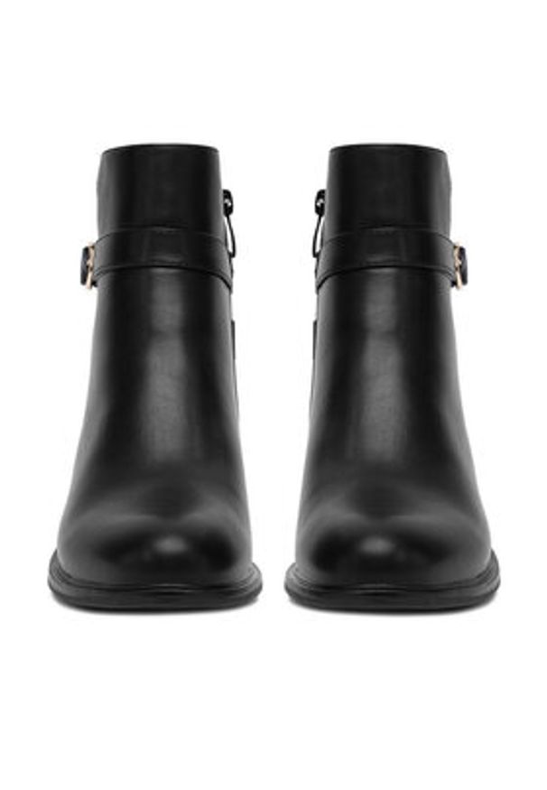 DeeZee Botki HX20207-287 Czarny. Kolor: czarny. Materiał: materiał, syntetyk