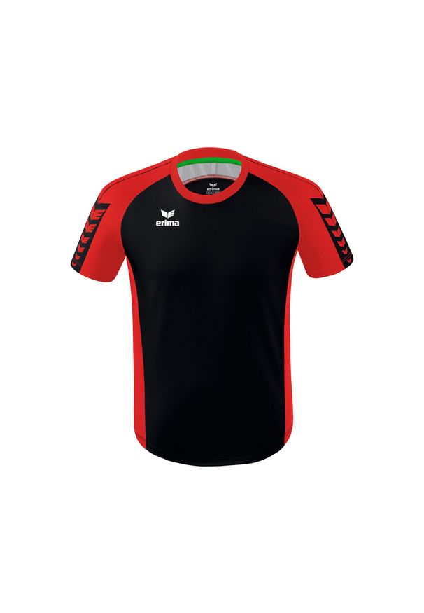 ERIMA - Koszulka Erima Six Wings. Kolor: czerwony, wielokolorowy, czarny. Materiał: materiał. Długość rękawa: długi rękaw. Styl: sportowy