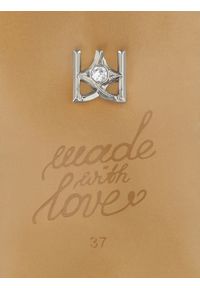 Kazar - Zdobione cyrkoniami sandały ślubne na platformie i wysokim obcasie. Okazja: na ślub cywilny, na wesele. Zapięcie: pasek. Kolor: beżowy. Materiał: syntetyk, skóra. Wzór: aplikacja. Obcas: na obcasie. Styl: klasyczny. Wysokość obcasa: wysoki #4