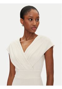 Rinascimento Sukienka koktajlowa CFC0122760003 Beżowy Regular Fit. Kolor: beżowy. Materiał: syntetyk. Styl: wizytowy #5