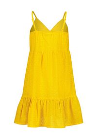 Blue Seven Sukienka letnia 542087 X Żółty Regular Fit. Kolor: żółty. Materiał: bawełna. Sezon: lato #2