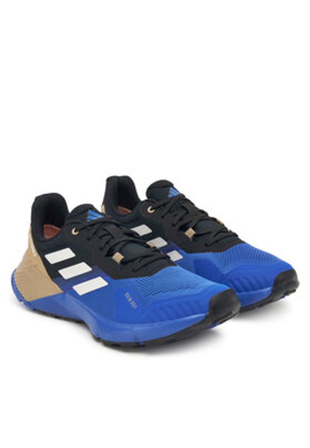 Adidas - adidas Buty do biegania Terrex Soulstride RAIN.RDY Trail JR7068 Niebieski. Kolor: niebieski. Materiał: materiał. Model: Adidas Terrex