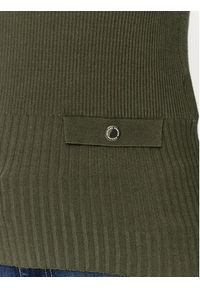 Morgan Sweter 232-MAZ Zielony Slim Fit. Kolor: zielony. Materiał: syntetyk #3