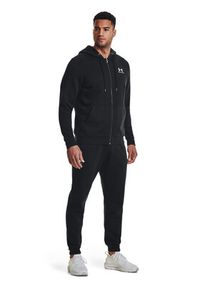 Under Armour Bluza UA Essential Fleece FZ Hood 1373881 Czarny Regular Fit. Kolor: czarny #4