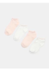 Sinsay - Prążkowane skarpetki z bawełną 4 pack - wielobarwny. Materiał: bawełna, prążkowany #1