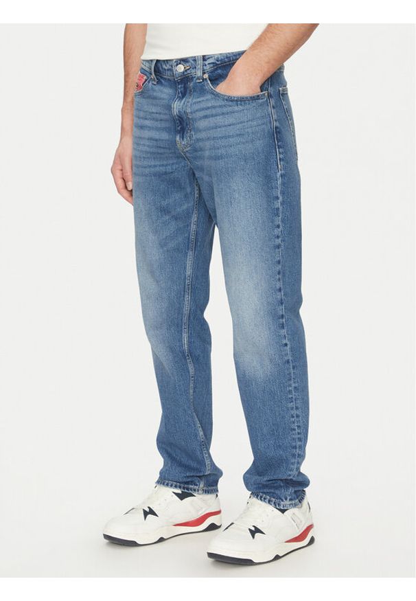 Tommy Jeans Jeansy Ryan DM0DM21858 Niebieski Slim Fit. Kolor: niebieski