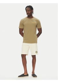 Quiksilver Szorty sportowe Circle Back EQYFB03395 Écru Regular Fit. Materiał: bawełna. Styl: sportowy