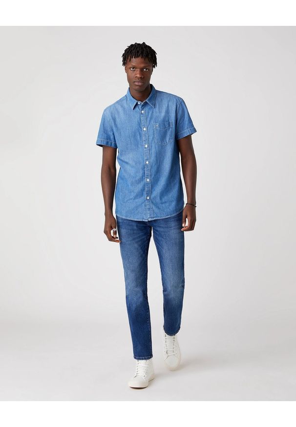 Wrangler - KOSZULA MĘSKA WRANGLER SS 1PKT SHIRT LIGHT SUMMER W5J15K30N 112130164