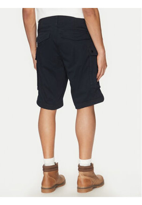 G-Star RAW - G-Star Raw Szorty materiałowe Rovic Zip D08566-5126 990 Czarny Relaxed Fit. Kolor: czarny. Materiał: bawełna