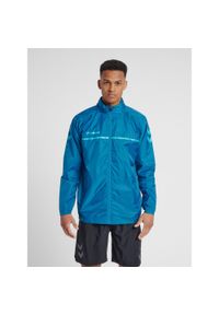 Kurtka Hummel hmlAUTHENTIC Pro. Kolor: turkusowy, niebieski, wielokolorowy. Materiał: materiał. Sezon: zima, jesień. Sport: piłka ręczna, fitness #1