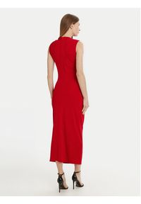 Marella Sukienka codzienna Nef 2513621061 Czerwony Slim Fit. Okazja: na co dzień. Kolor: czerwony. Materiał: wiskoza. Typ sukienki: proste. Styl: casual #2