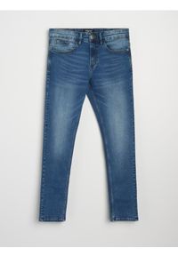 Sinsay - Jeansy skinny fit - niebieski. Kolor: niebieski