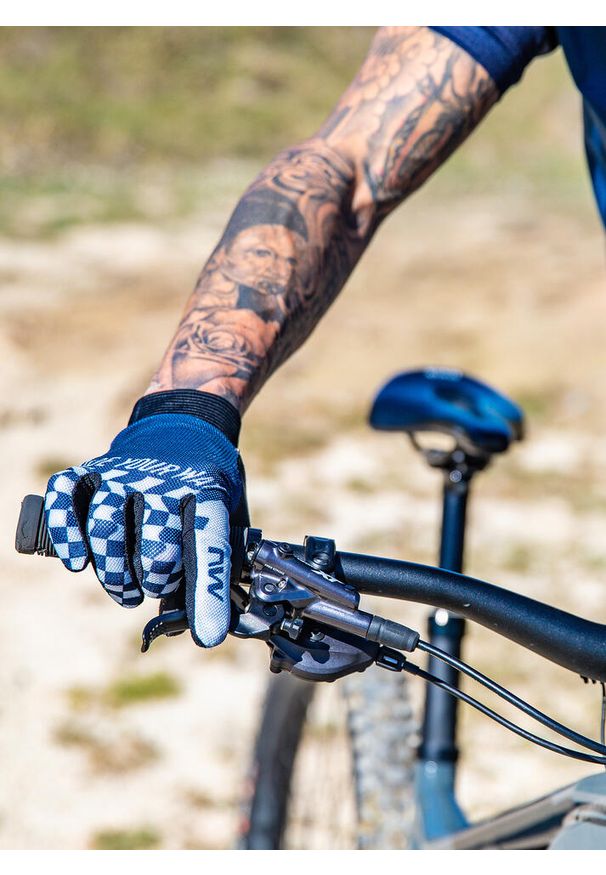 NORTHWAVE - Rękawiczki rowerowe Northwave Air Lf Full Finger Glove. Kolor: szary, wielokolorowy, niebieski