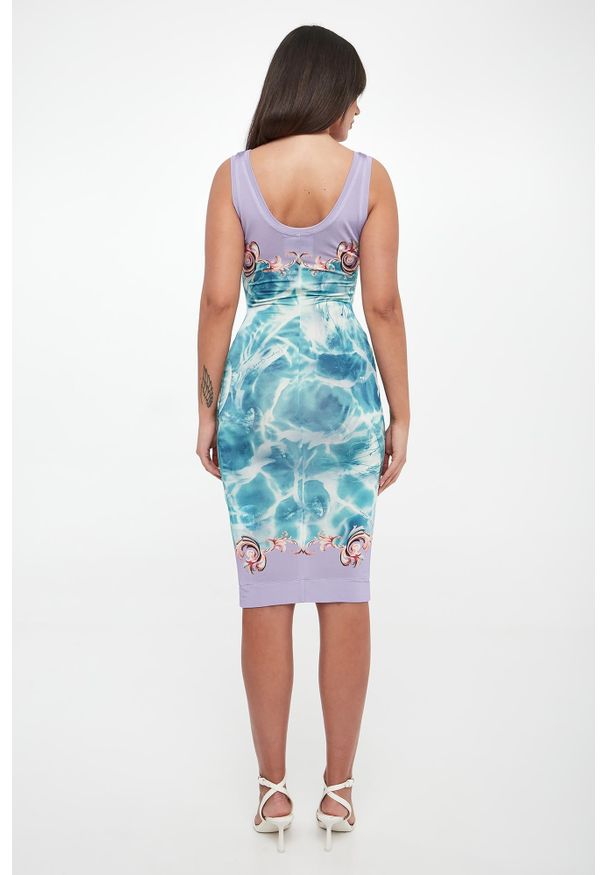 Versace Jeans Couture - Sukienka z nadrukiem VERSACE JEANS COUTURE. Wzór: nadruk