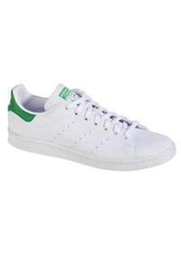 Adidas - Buty do chodzenia męskie adidas STAN SMITH. Kolor: zielony, biały, wielokolorowy. Model: Adidas Stan Smith. Sport: turystyka piesza #1