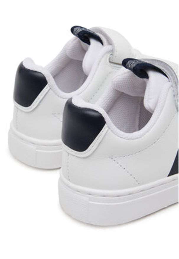 BOSS Sneakersy J52165 S Biały. Kolor: biały. Materiał: skóra