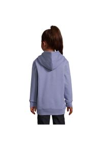 SOL'S - Bluza Z Kapturem Condor Dla Dzieci. Typ kołnierza: kaptur. Kolor: niebieski