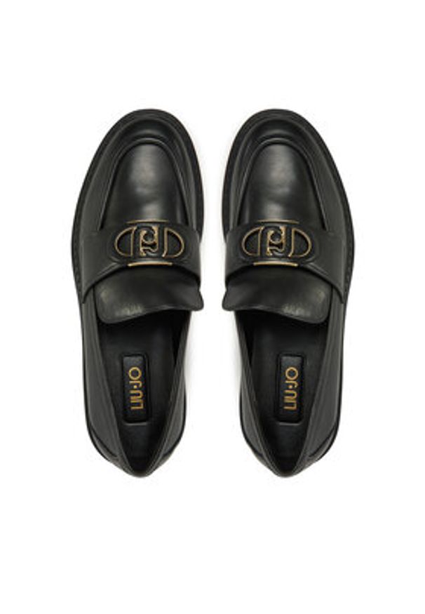 Liu Jo Loafersy SA5047 P0102 Czarny. Kolor: czarny. Materiał: skóra