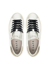 D.A.T.E. Sneakersy Hill Low Shiny W431-HL-SH Biały. Kolor: biały. Materiał: skóra #4