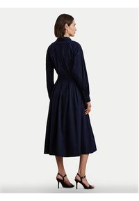 Lauren Ralph Lauren - LAUREN RALPH LAUREN Sukienka koszulowa 250957121001 Granatowy Regular Fit. Kolor: niebieski. Materiał: bawełna. Typ sukienki: koszulowe #3