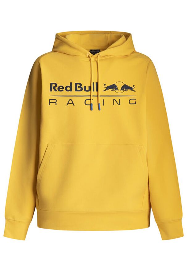 Pepe Jeans Bluza Red Bull Racing Embroidered Logo 2025 Żółty Regular Fit. Kolor: żółty. Materiał: bawełna