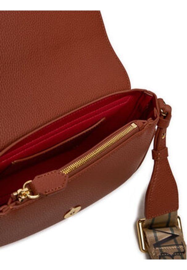 Emporio Armani Torebka EW000538 AF12103 M6030 Brązowy. Kolor: brązowy. Materiał: skórzane