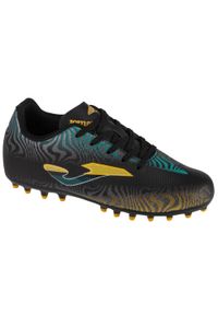 Buty piłkarskie dla dzieci Joma Evolution Jr 2401 Ag. Kolor: czarny. Materiał: materiał, syntetyk. Szerokość cholewki: normalna. Sport: piłka nożna