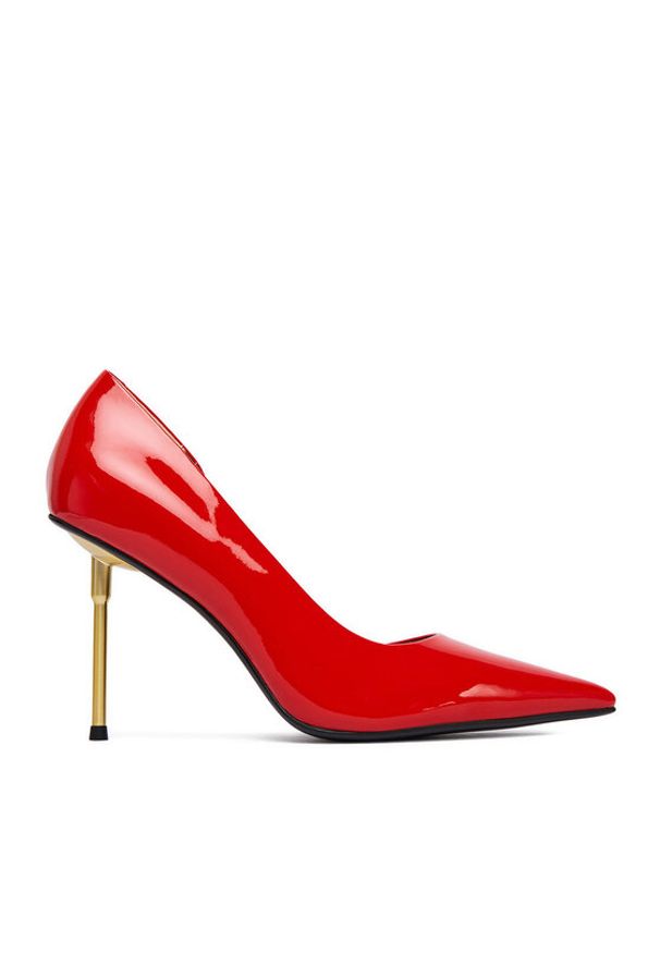 Eva Minge Szpilki EO-ZIA-24178-21 Czerwony. Kolor: czerwony. Materiał: skóra. Obcas: na szpilce