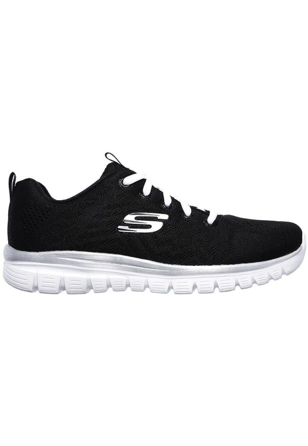 skechers - Buty Skechers Get Connected, Kobiety. Kolor: czarny. Materiał: materiał